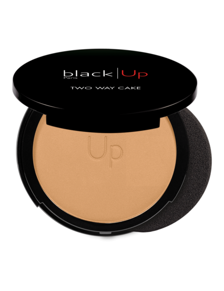 BLACK UP_Two Way Cake Fond De Teint Poudre Compacte_N° 01