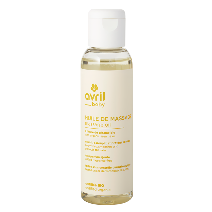 _AVRIL - Huile de massage bébé 100 ml - Certifiée bio