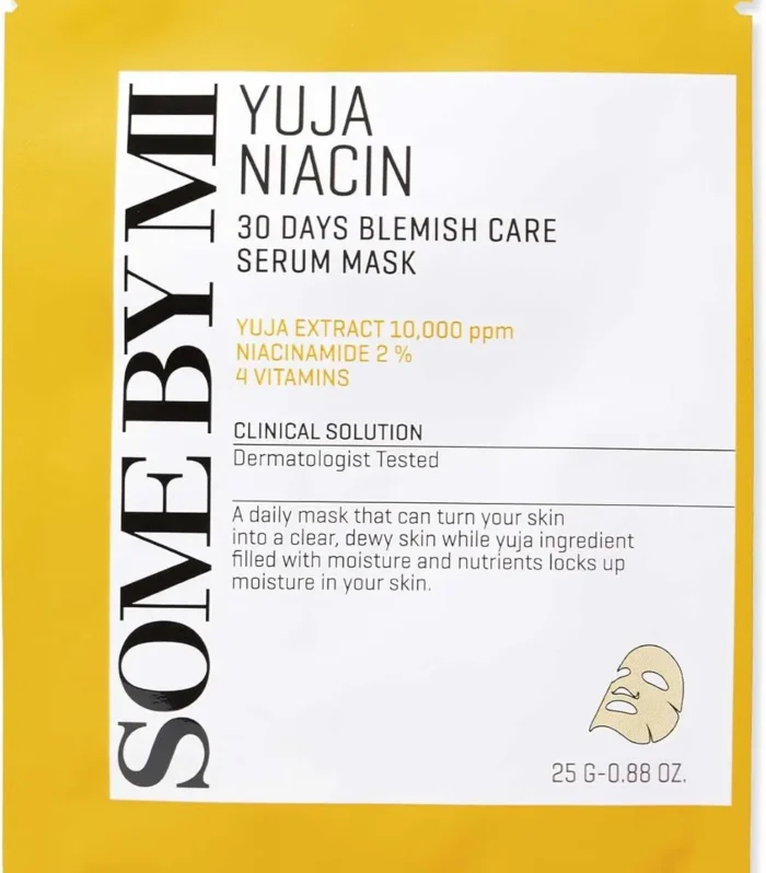 YUJA NIACIN 30 DAYS BLEMISH CARE SERUM MASK, 25 G