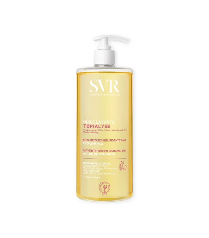 TOPIALYSE HUILE LAVANTE ANTI IRRITATION RELIPIDANTE 24H ANTI GRATTAGE, 1L